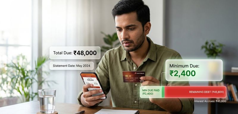 Minimum amount due on credit card India - meaning, calculation and risks explained 