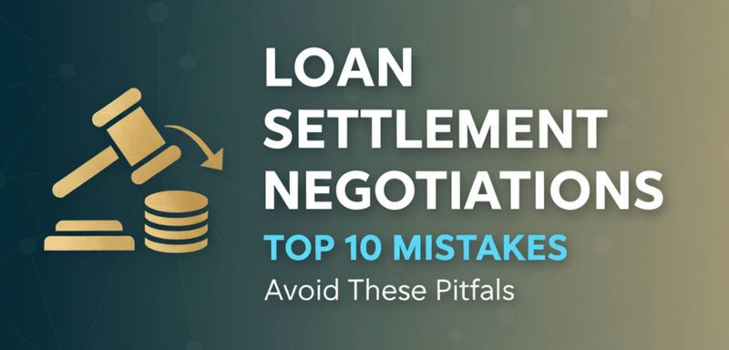 Top 10 Mistakes People Make During Loan Settlement Negotiations